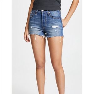 Levi’s 501 High Rise Shorts in Drive Me Crazy